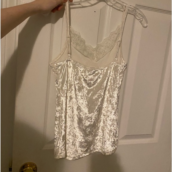 white velvet top - Picture 2 of 2